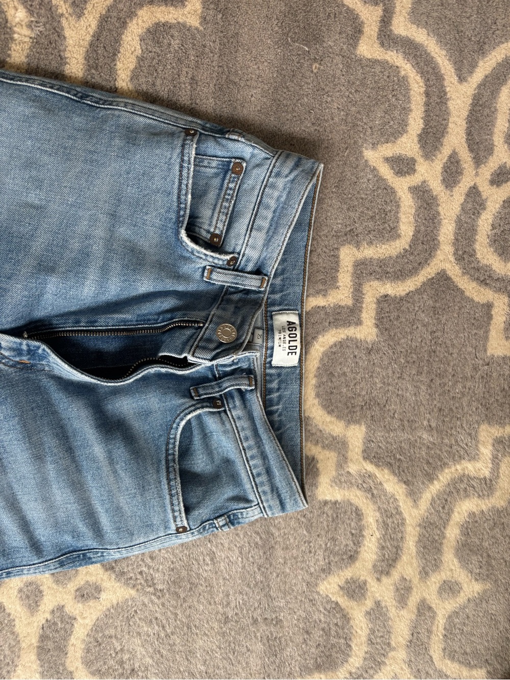 Agolde 90'S PINCH WAIST HIGH RISE STRAIGHT Size 25 - Picture 3 of 7